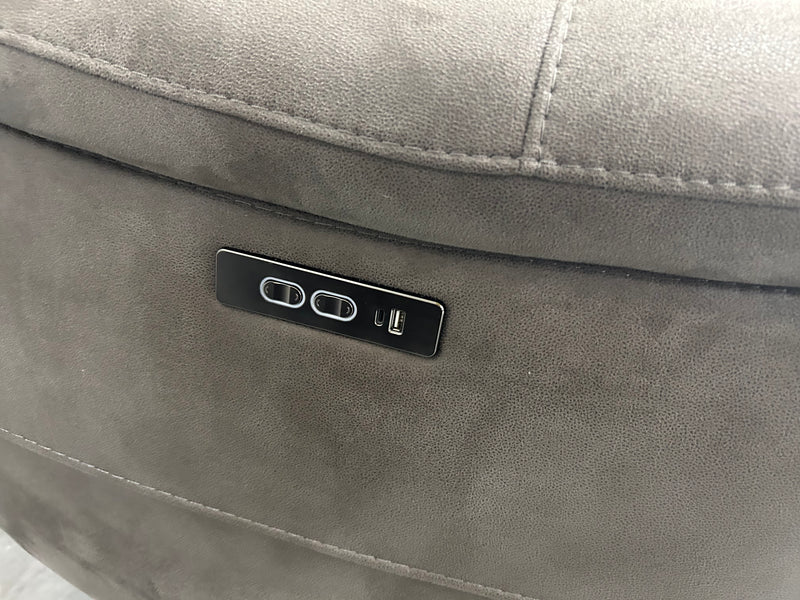 Carlin Fabric Power Reclining Sectional + Power Headrests