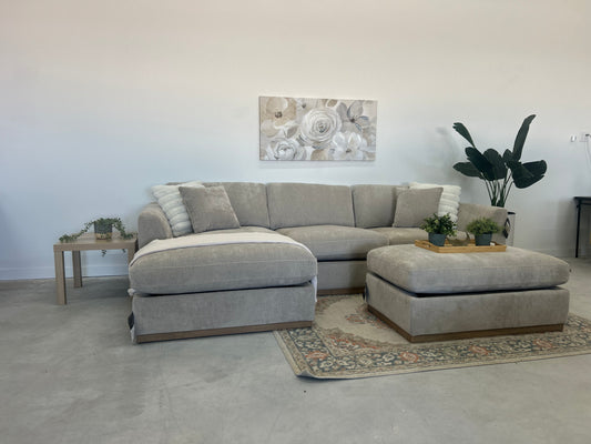 L-Shape Sectional w/ ottoman