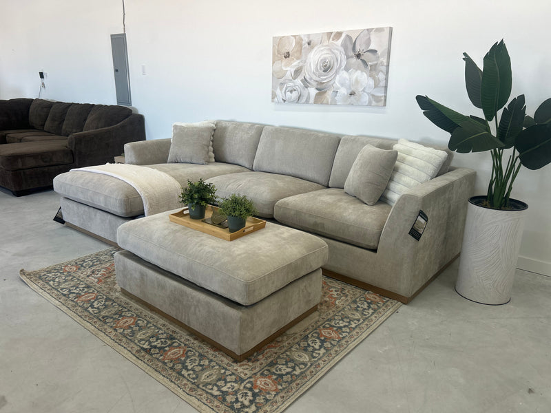 L-Shape Sectional w/ ottoman