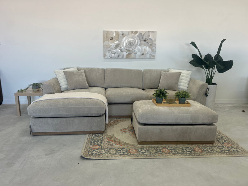 L-Shape Sectional w/ ottoman