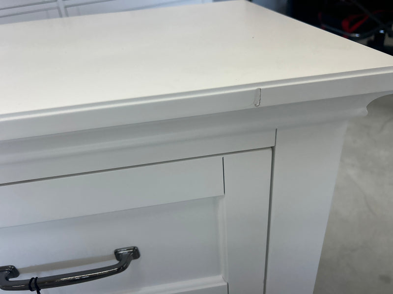5 pc White king bedroom set